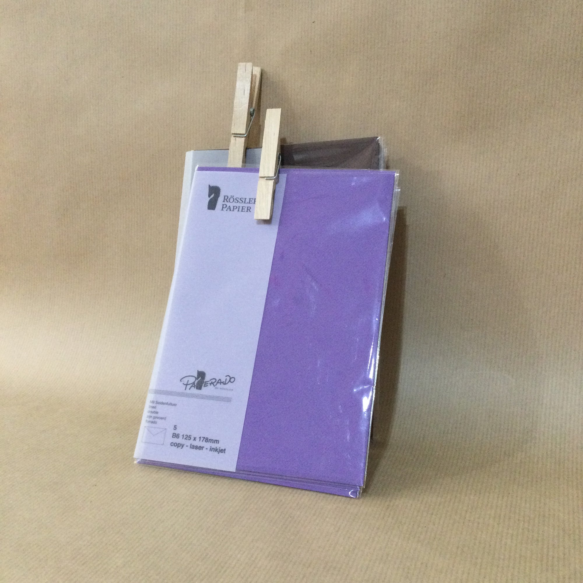 Rossler Papier - Coloured evelopes - pack of 1