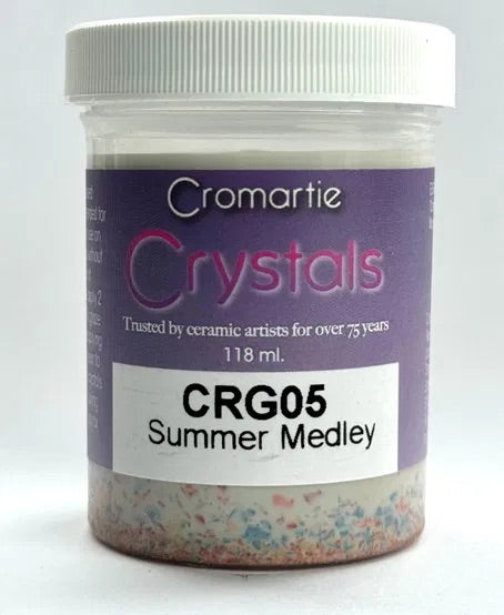 Cromartie Crystals glaze - Summer Medley