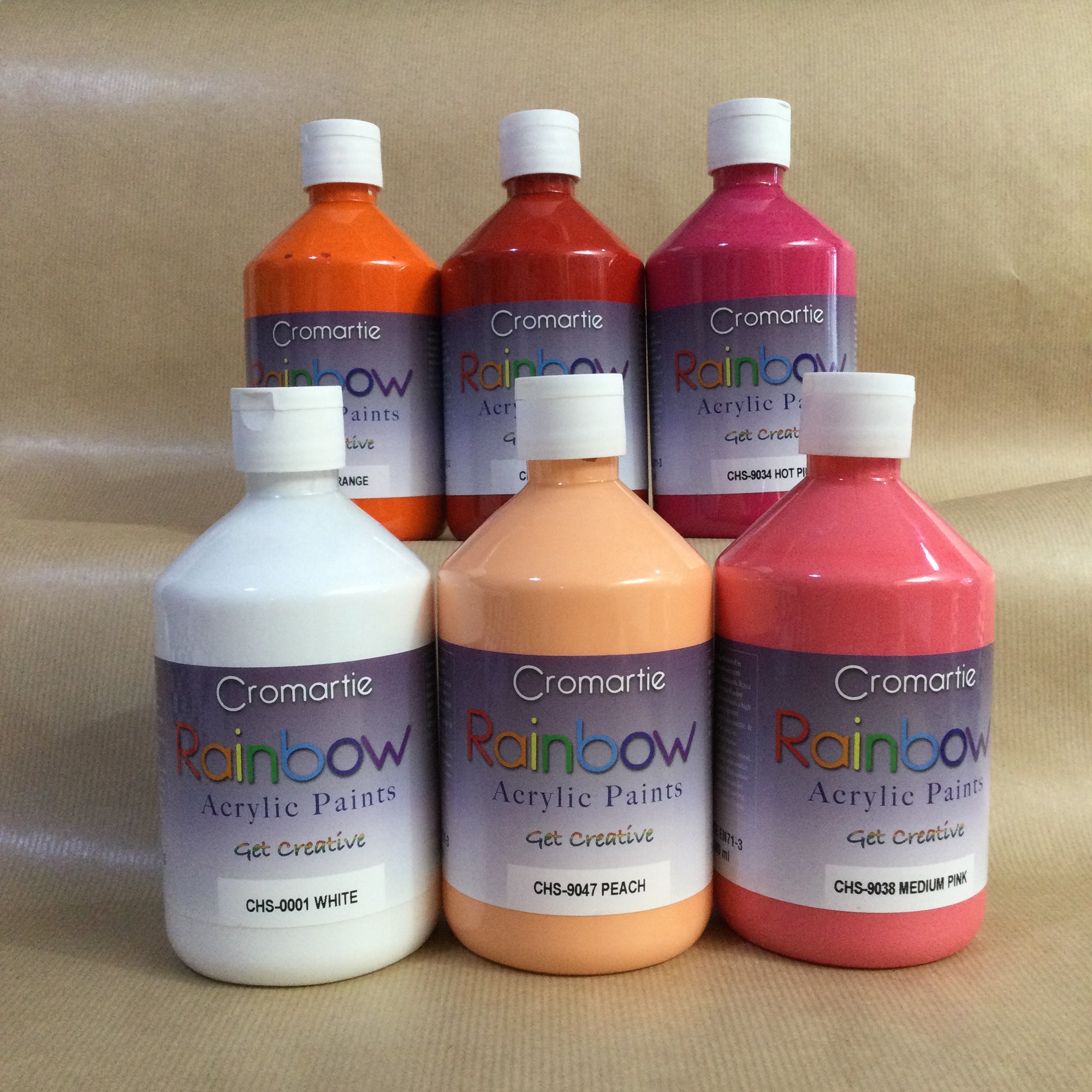 Rainbow Acrylic Paints ~ Cromartie