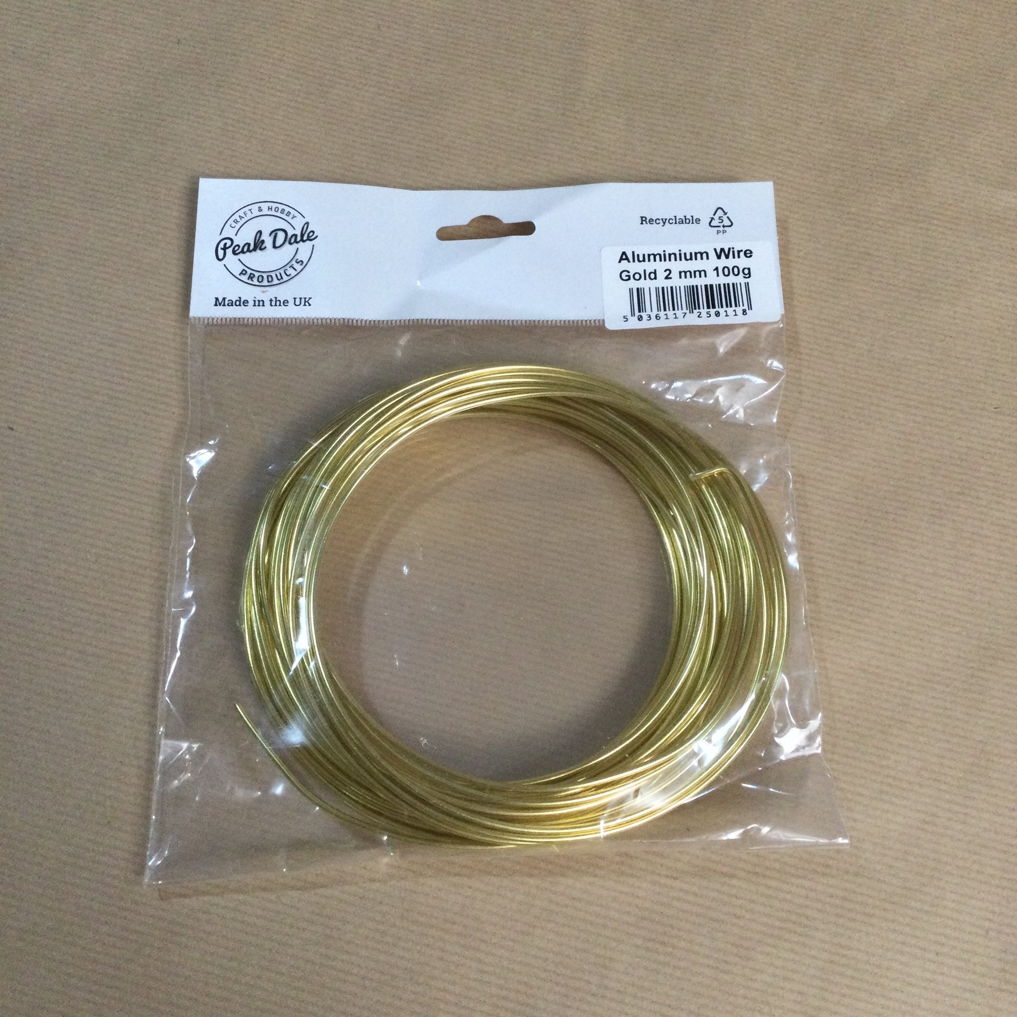 Aluminium wire / 2mm thickness - Peakdale