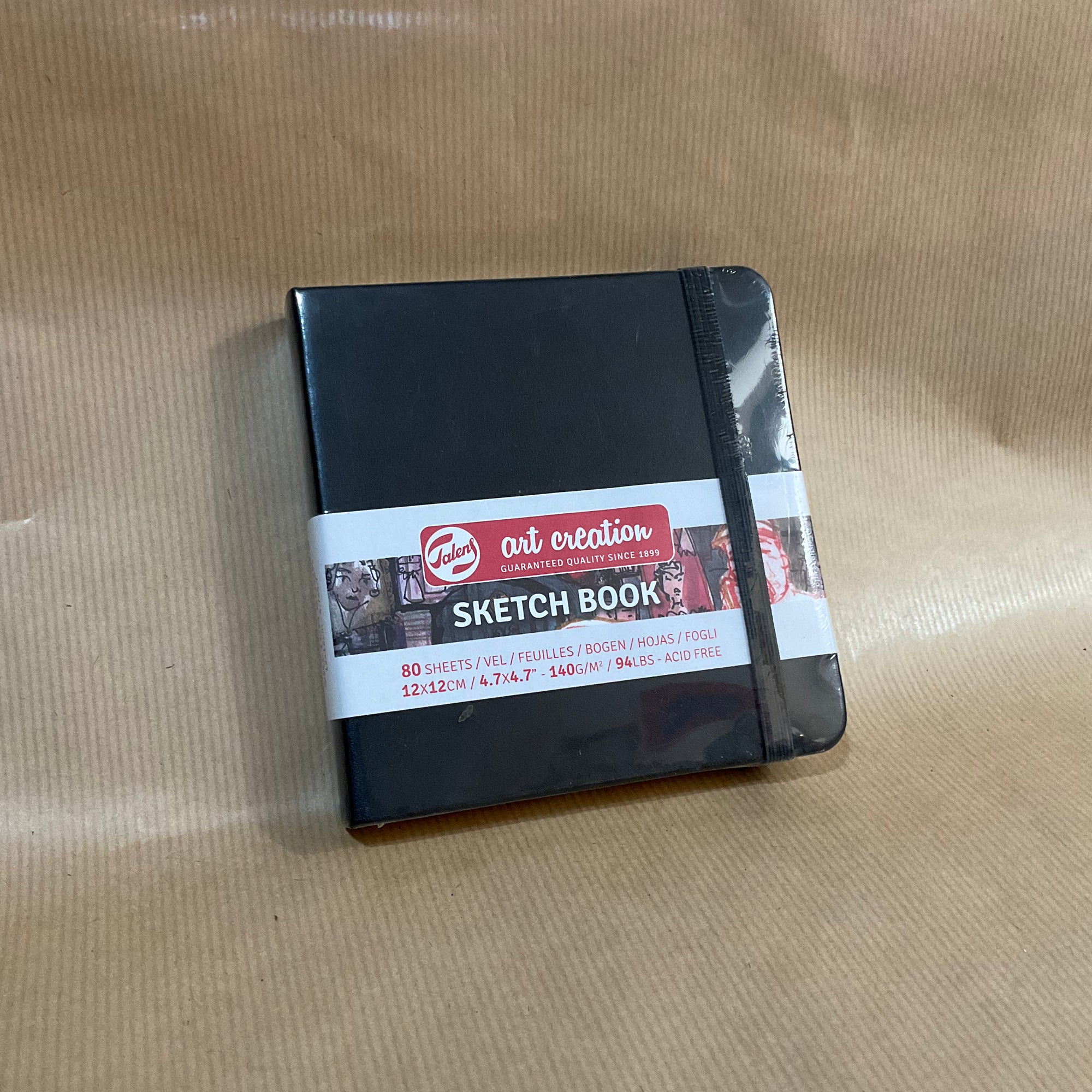 Black cover sketch book