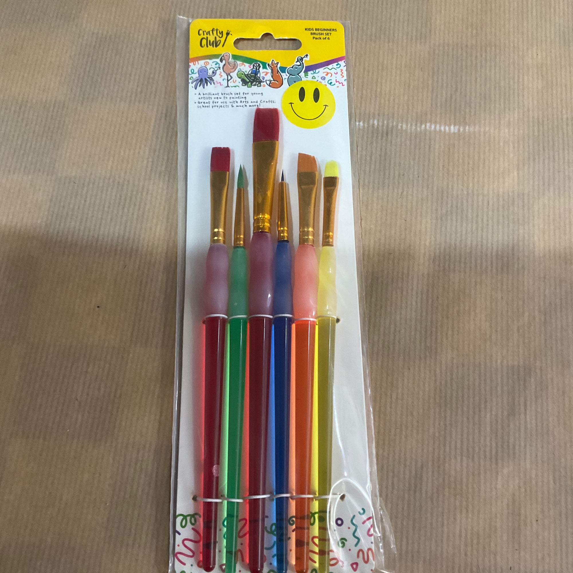 Kids Beginners Brush Set - set of 6