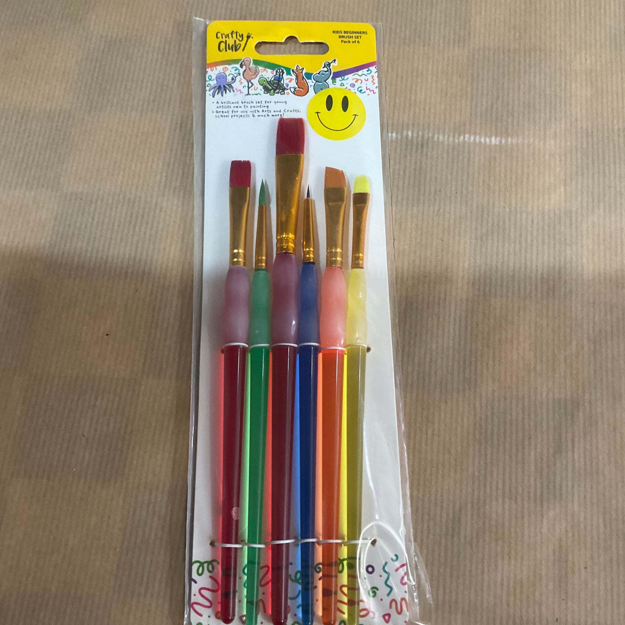 Kids Beginners Paintbrush brush Set of 6