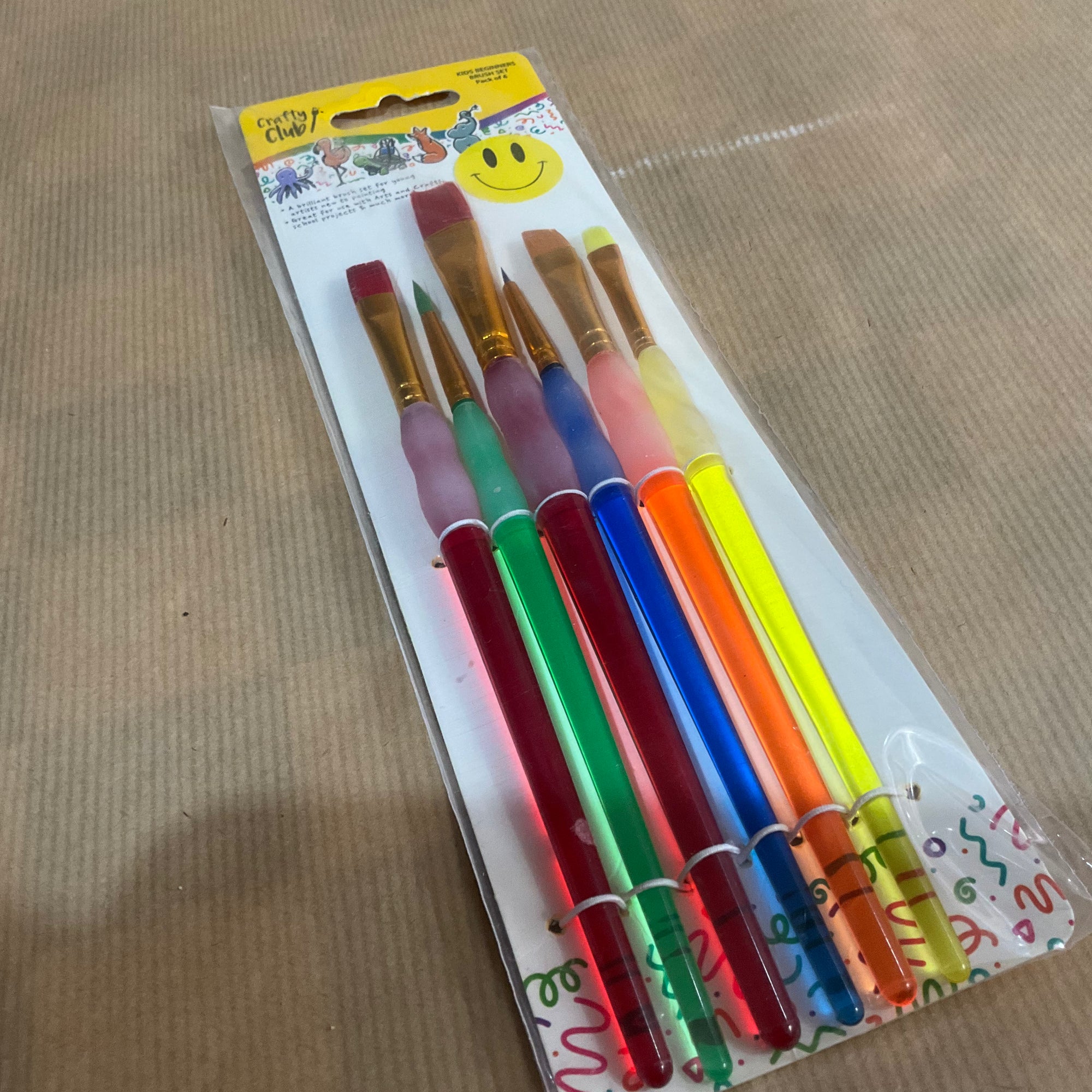 Kids Beginners Brush Set - set of 6