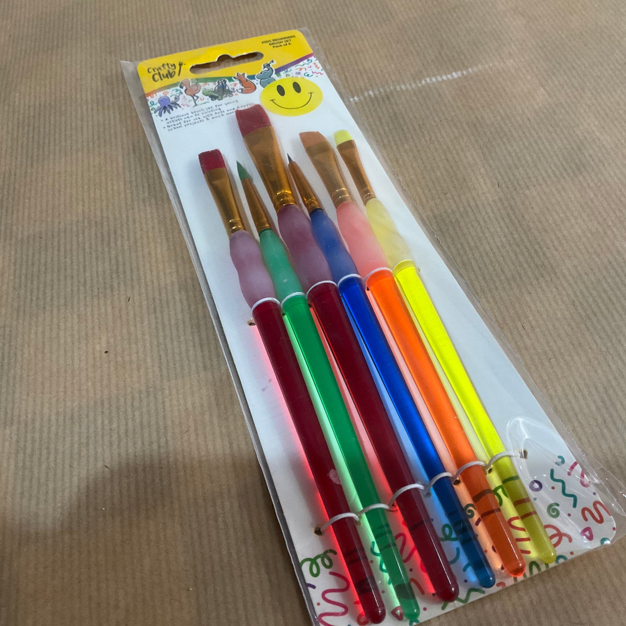 Kids Beginners Paintbrush brush Set of 6