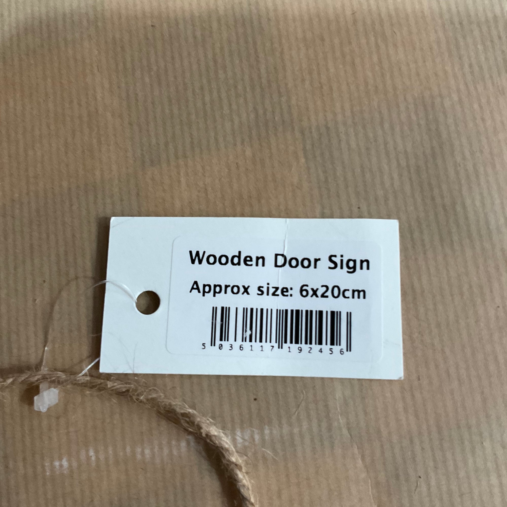 Peak Dale Wooden door sign