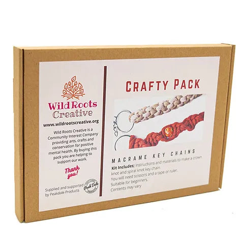 Wild Roots Creative Crafty Pack - Macrame key chains