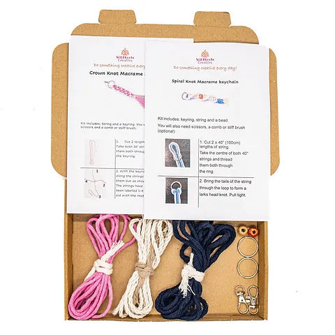 Wild Roots Creative Crafty Pack - Macrame key chains