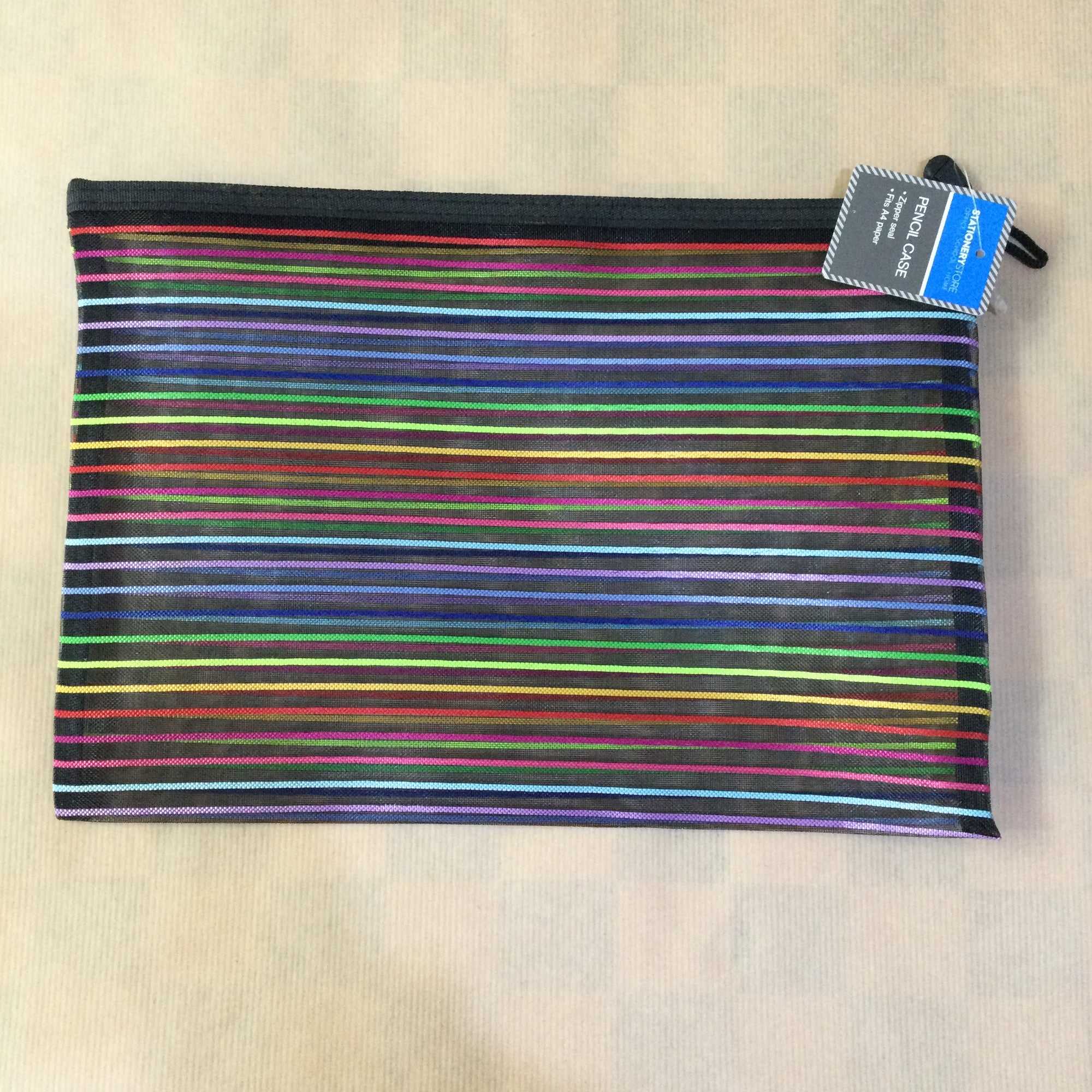 Rainbow A4 Zip Pencil Case