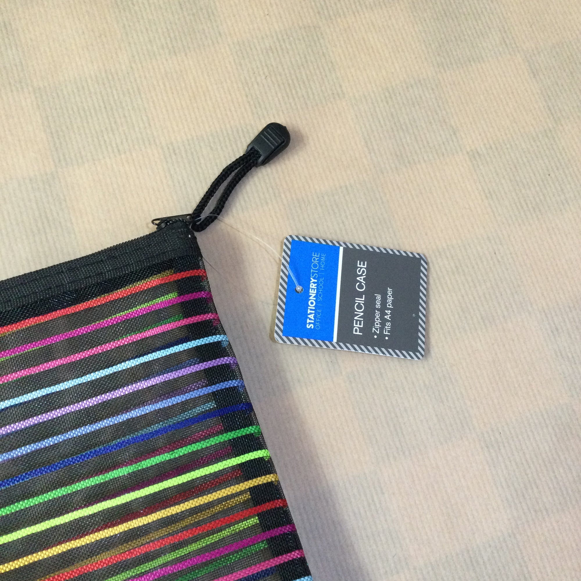 Rainbow A4 Zip Pencil Case