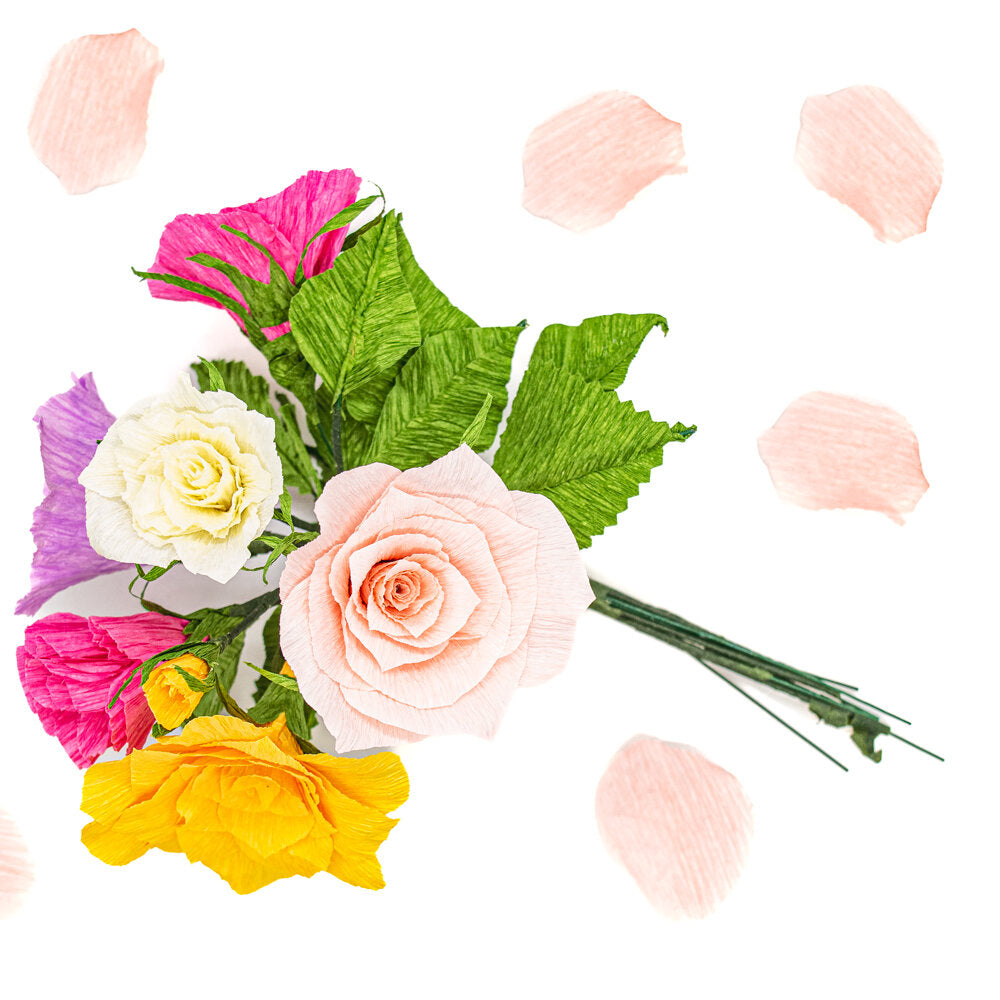 Intro into : Crepe Paper Flowers