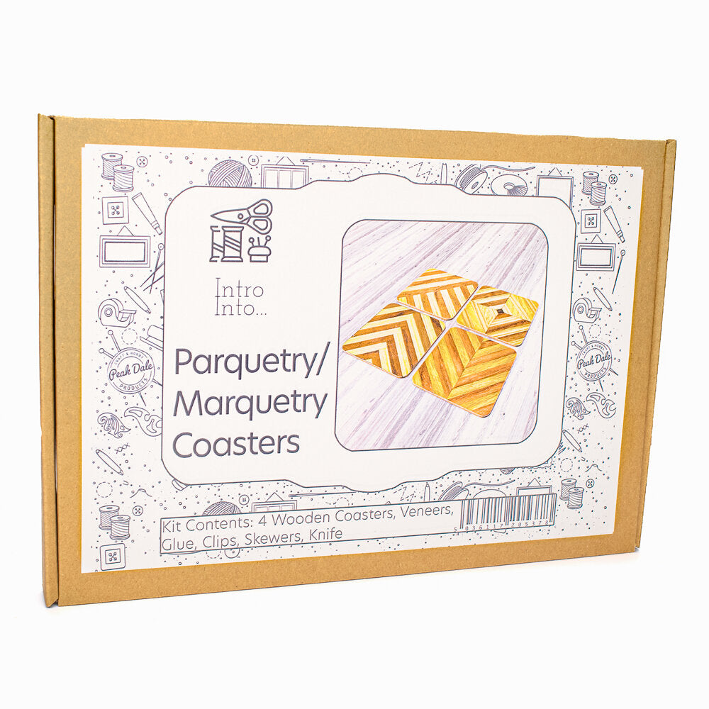 Intro into : Marquetry / Parquetry Coaster Making