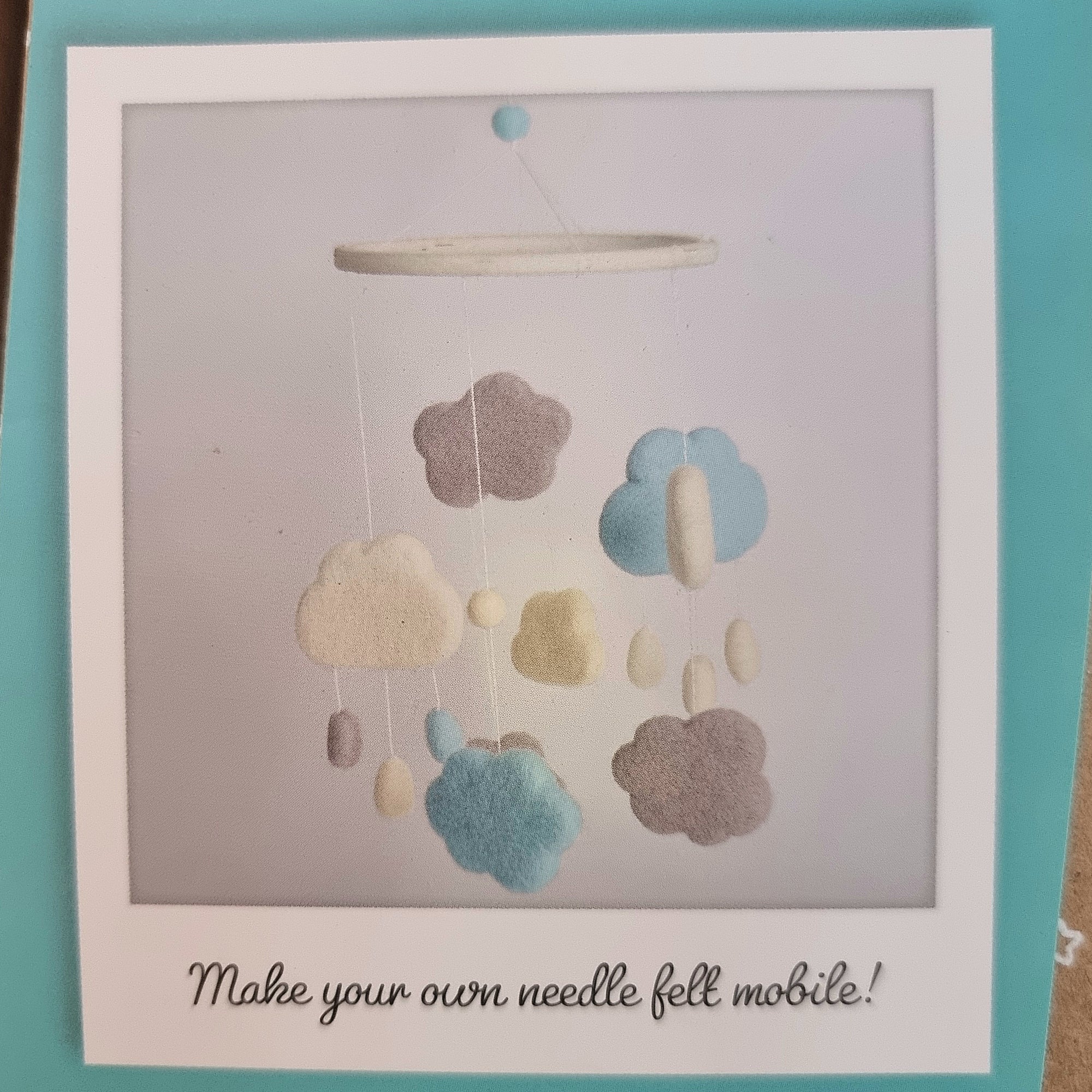 Needle Felting kit ~ Clouds Mobile