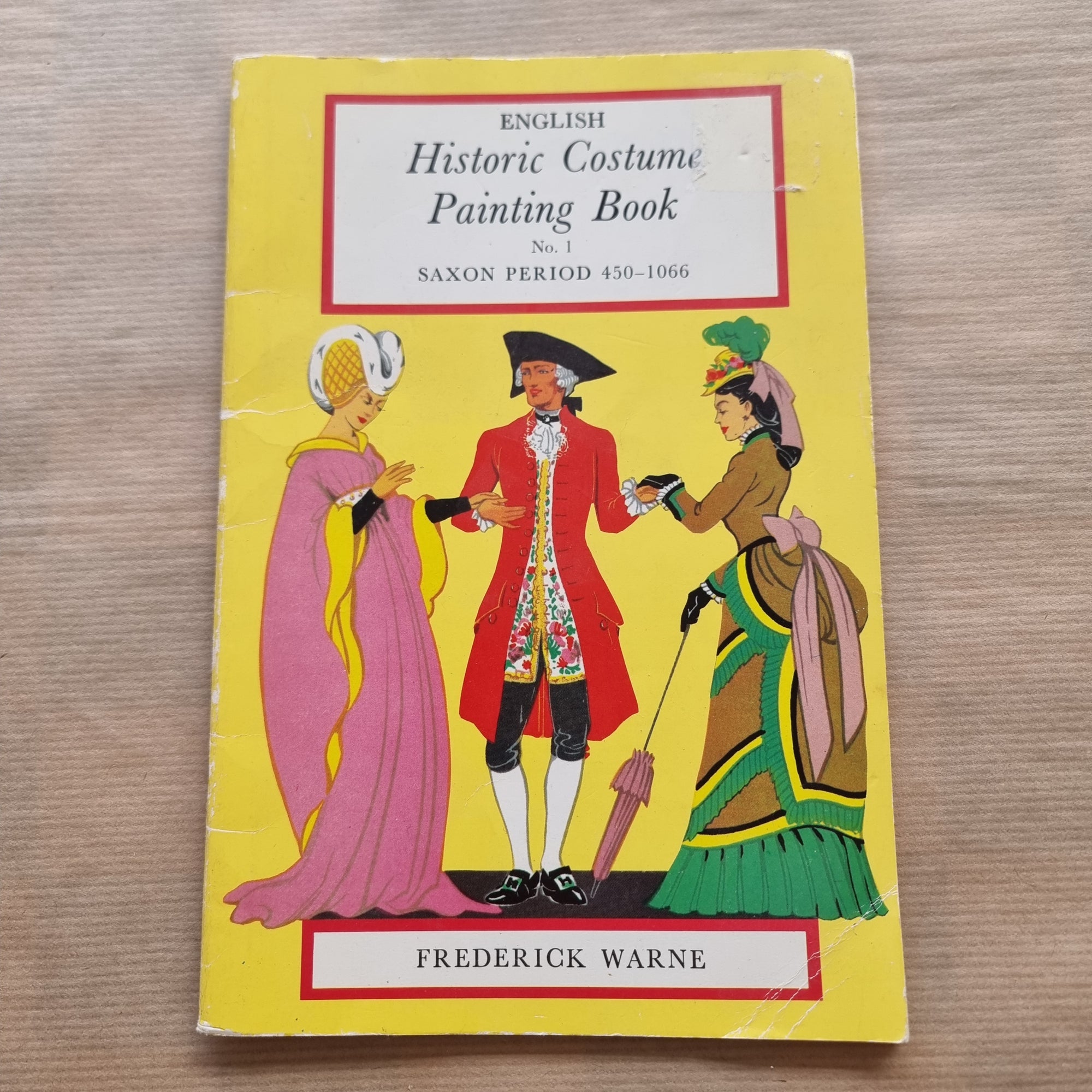 Historic Costume Painting Book ~ No.1