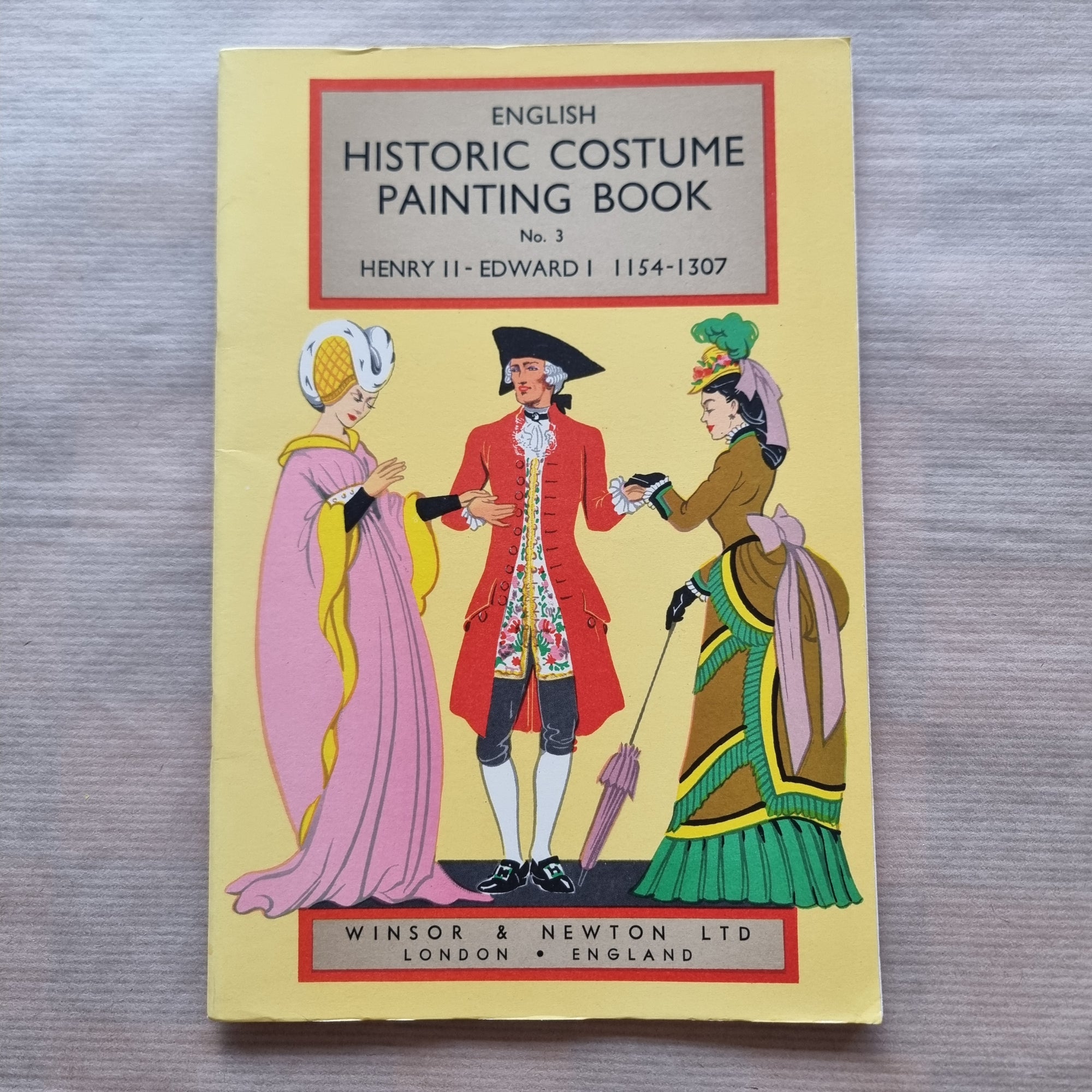 Historic Costume Painting Book ~ No.3