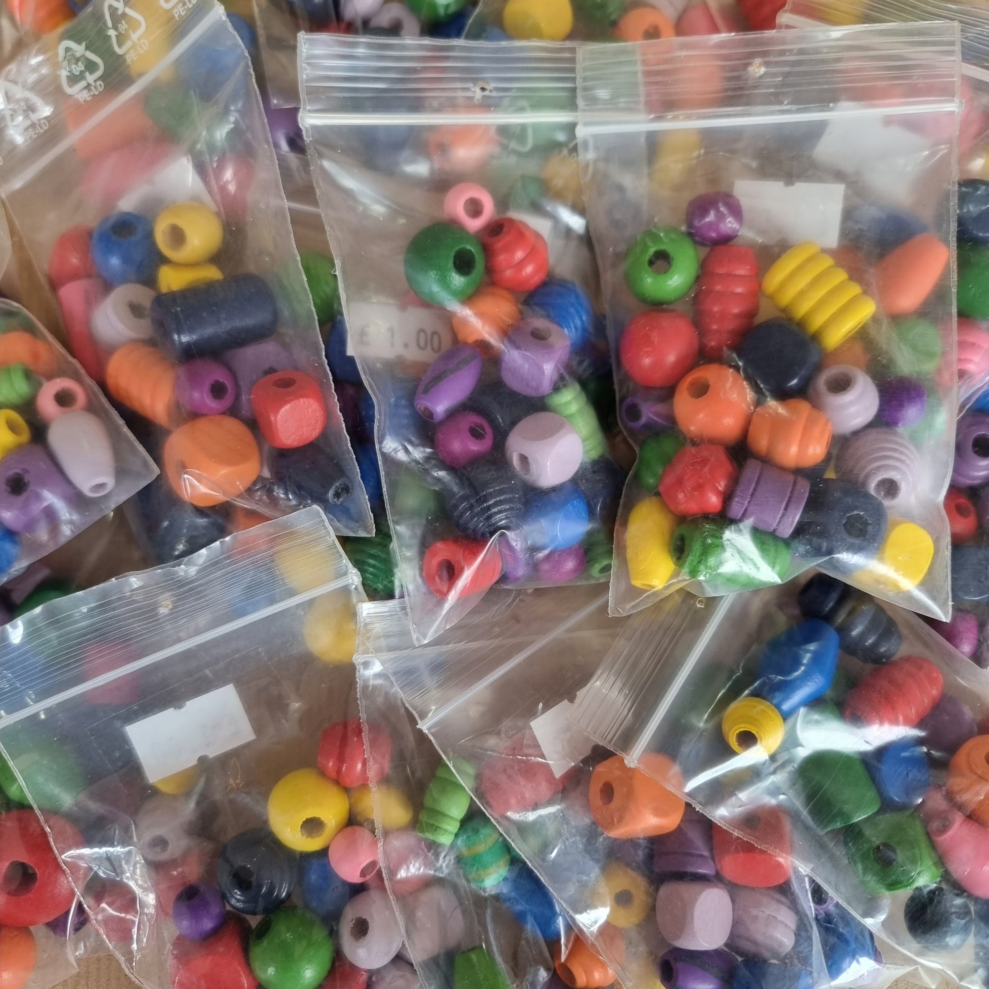 Assorted Wooden Beads