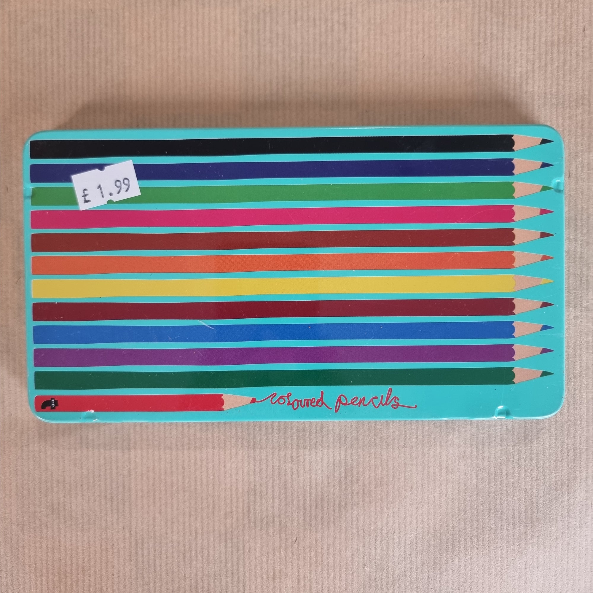 Pencil Crayons with Tin