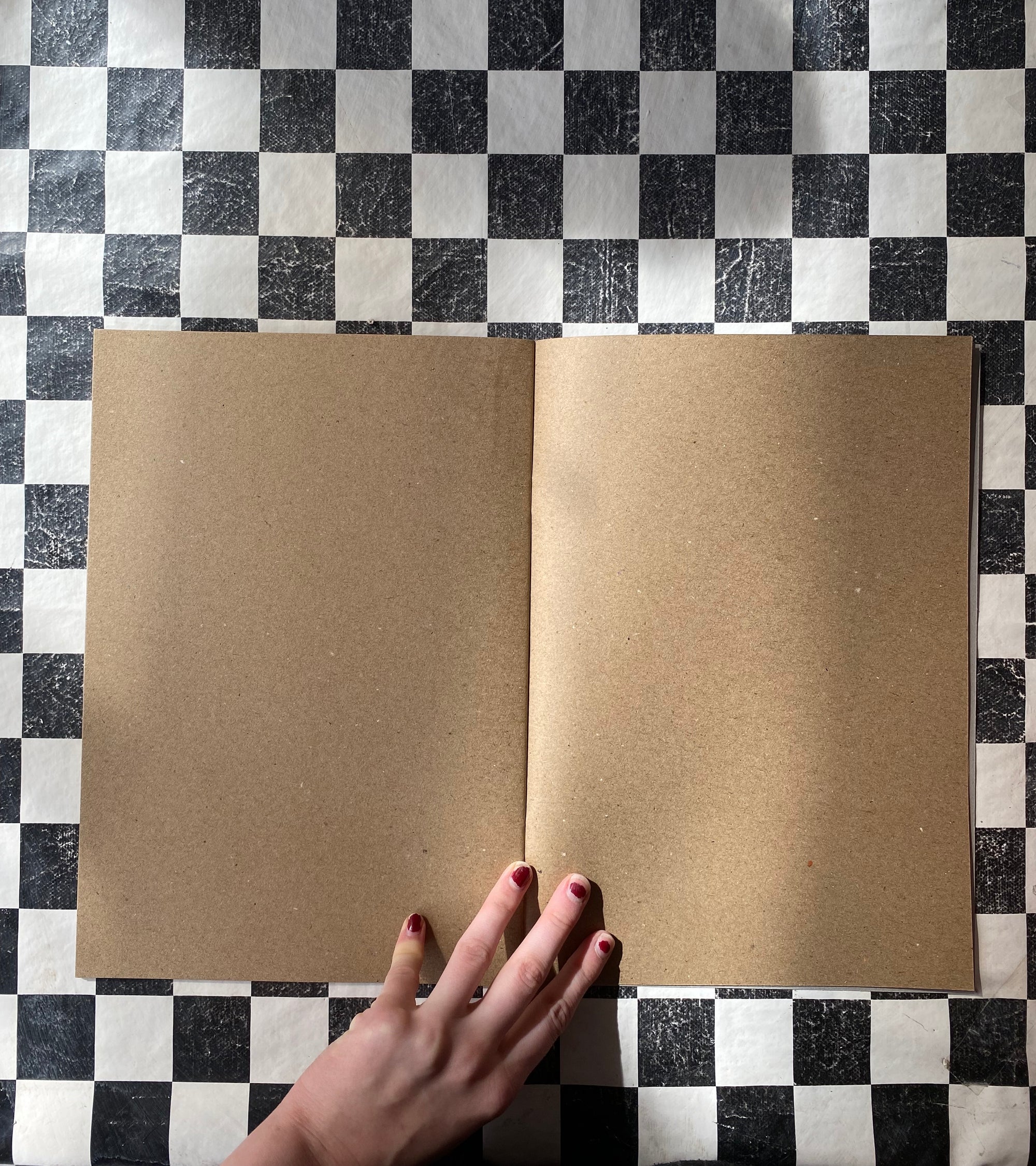 Scrap book of Brown Paper