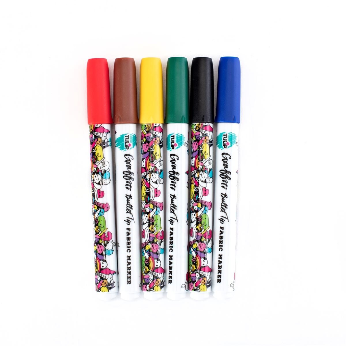 Graffiti Bullet Tip Marker - 6 Multipack in Rainbow