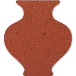 Red terracotta earthenware clay ~ smooth