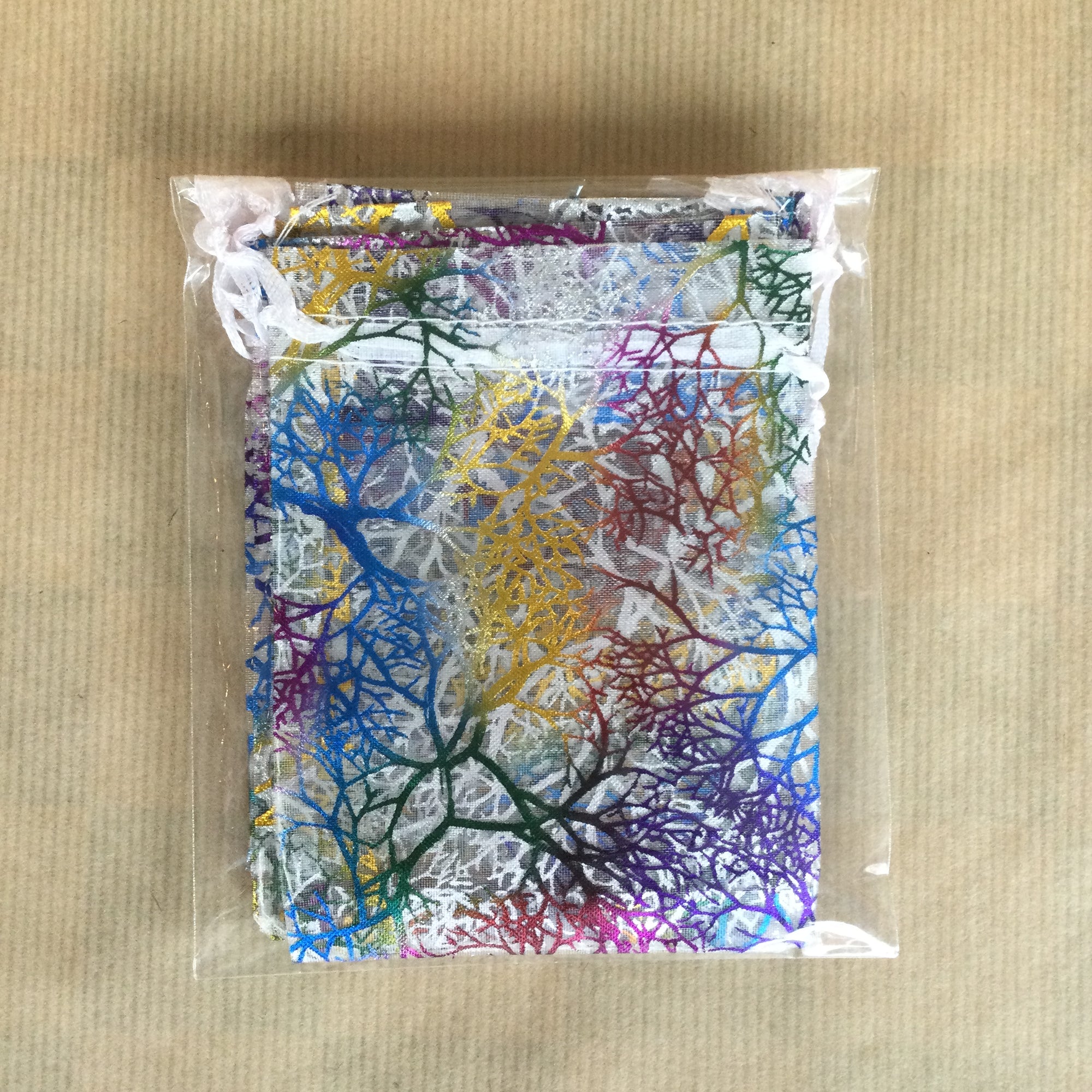 Metallic Mini Drawstring Gift Bags