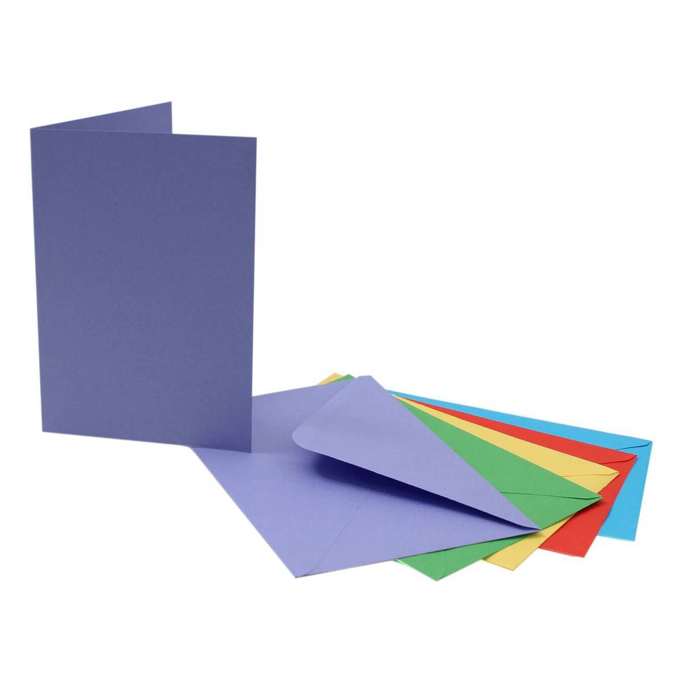 5 Blank Cards and Envelopes - size: 14.5cm x 10.5cm
