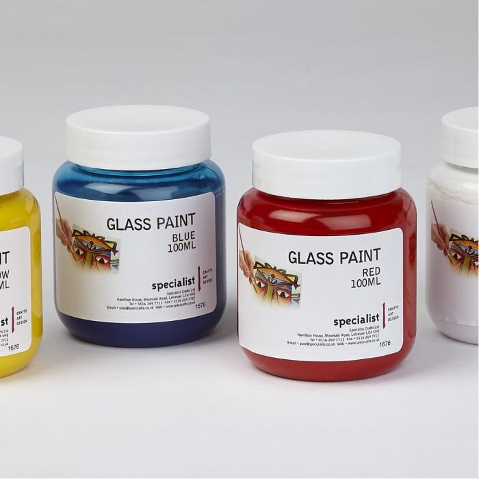 Glass paints 100ml pots