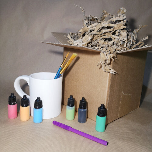 Paint your own pottery at home - Basic mug kit